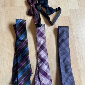 3 men’s ties - Mexx and Calvin Klein Purple and pink, and Blue Ties